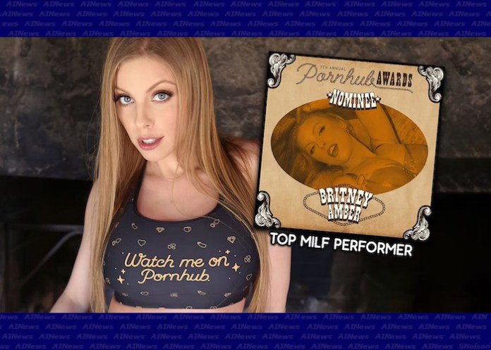 Britney Amber Nominated For “Top MILF Performer” At The 2025 Pornhub Awards