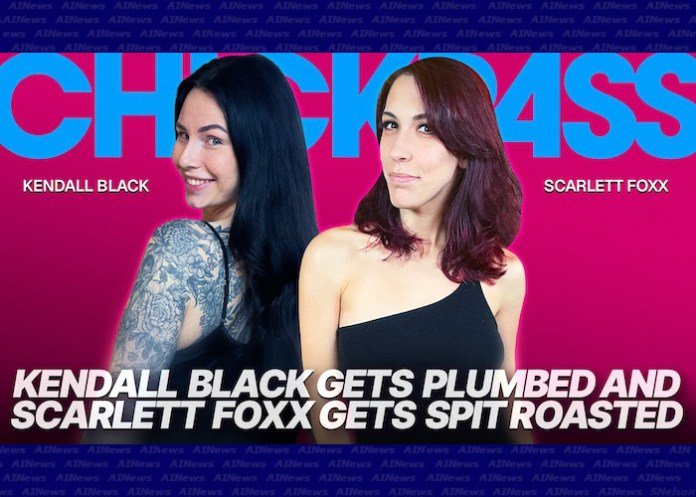 Kendall Black Gets Plumbed and Scarlett Foxx Gets Spit Roasted on ChickPass Amateurs