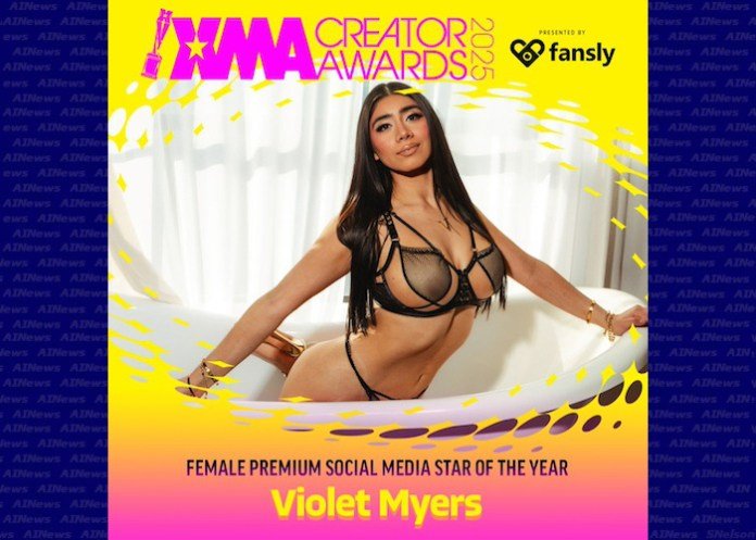 Violet Myers Snags 3 XBIZ XMA Creator Awards Noms