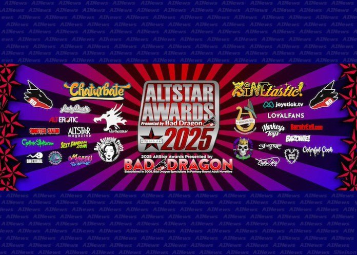 AltPorn.Net Announces Winners of 2025 AltStar Awards Presented by Bad Dragon