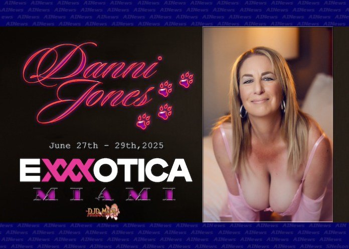 Danni Jones to Appear and Cover eXXXotica Miami 2025