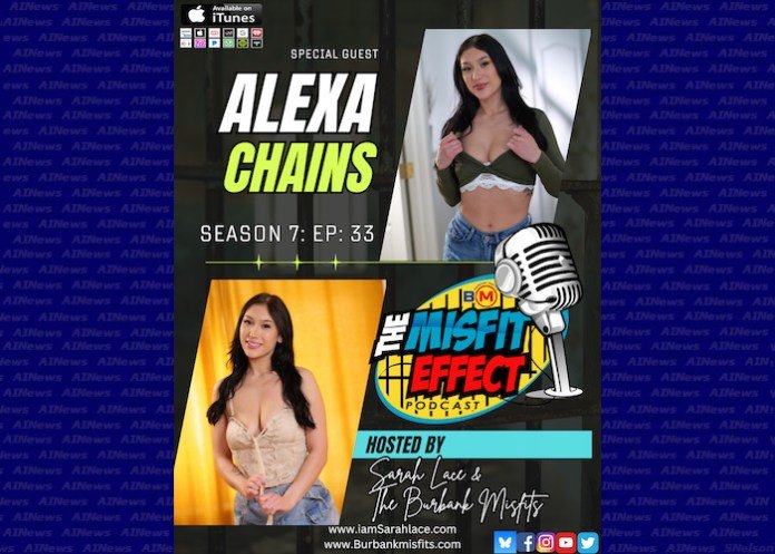 Alexa Chains appearance of The Misfit Effect Podcast