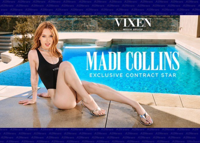 Rising Star Madi Collins Becomes Vixen Media Group’s Newest Exclusive Contract Star