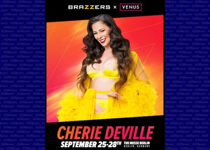 Cherie DeVille Set to Appear with Brazzers at VENUS Berlin Expo