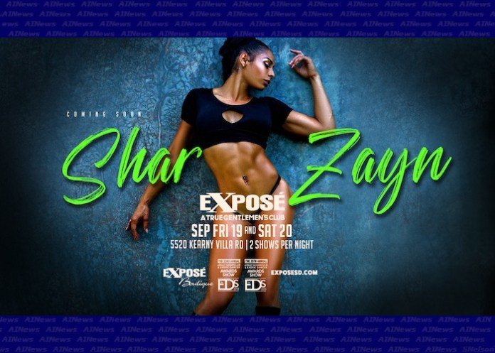 SHAR ZAYN FEATURING AT EXPOSÉ KEARNY VILLA RD