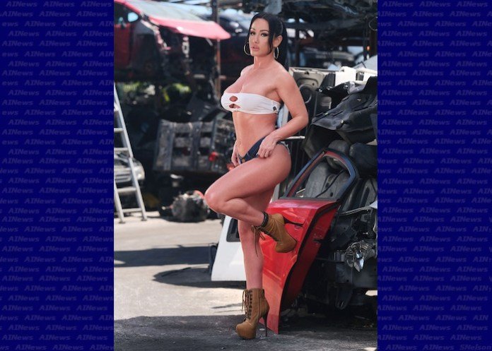 Jennifer White Gets the Job Done in Evil Angel’s Jennifer White Sloppy 12-Cock Blowbang