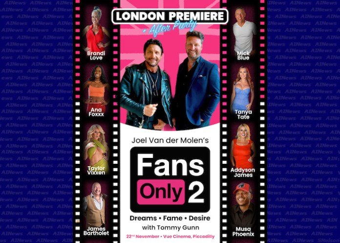 Joel Van der Molen’s “Fans Only 2: Dreams·Fame·Desire” to Premiere in London at the SIFFA International Film Festival
