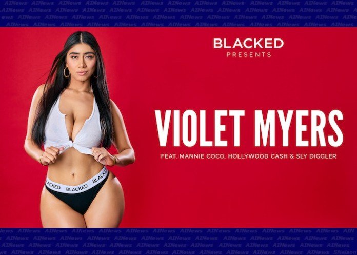 Superstar Violet Myers Performs in New Foursome Scene on Blacked