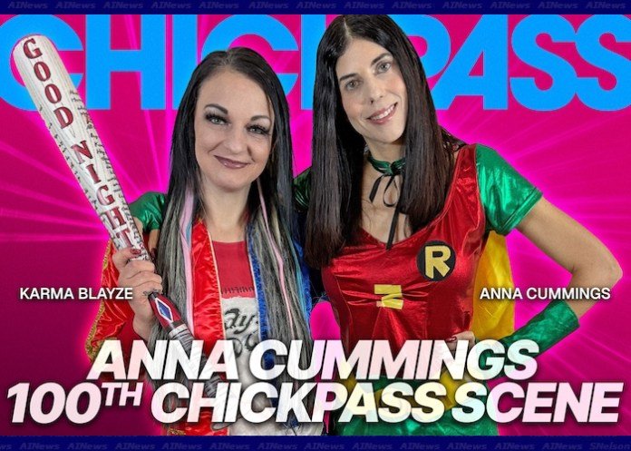 ChickPass Celebrates Anna Cummings’ 100th Scene for the Studio