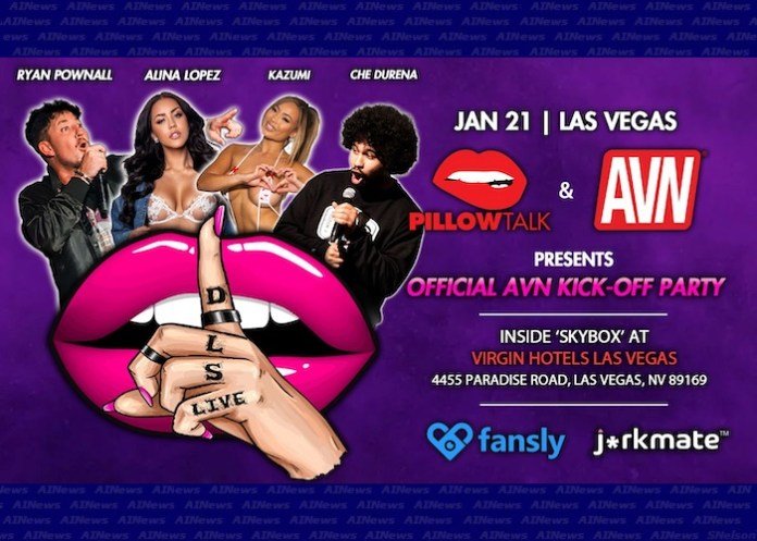 Pillow Talk Returns as Official AVN Kick-Off Party with Dirty Little Secret Live!