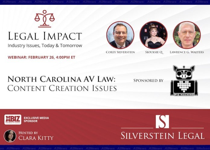 Attorney Corey D. Silverstein to host new Legal Impact Webinar on the new North Carolina Age Verification Law