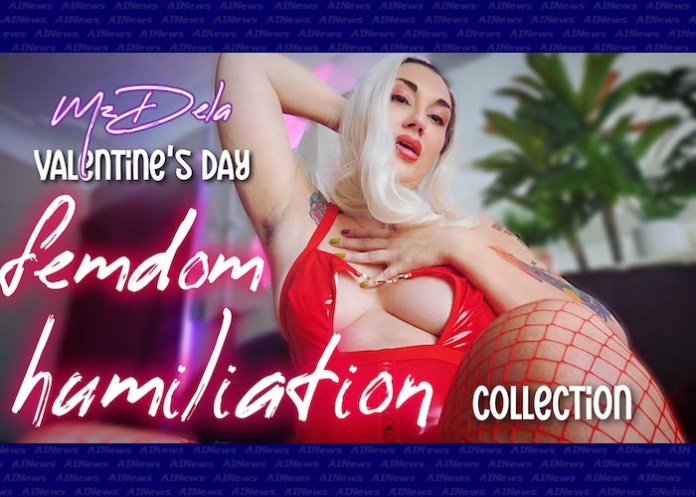 Mz Dela Florez Launches Valentine’s Day Femdom Humiliation Collection: Five Clips to Ruin Beta Males!
