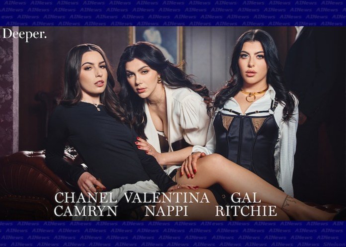 Valentina Nappi, Chanel Camryn, and Gal Ritchie Star in Sizzling Release On Deeper