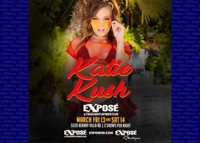 Katie Kush Featuring at Exposé Kearney Villa Rd