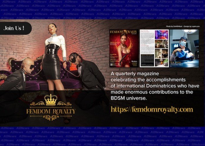 Lady Bellatrix launches Issue 3 of Femdom Royalty Magazine featuring Matriarch Ezada Sinn