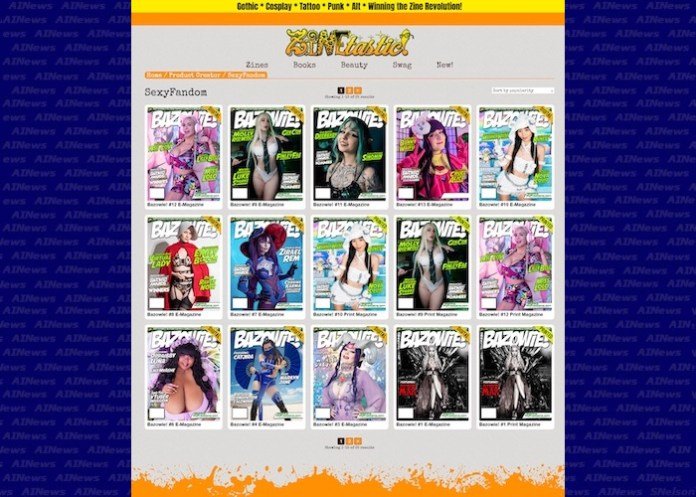 SexyFandom Welcomes Zinetastic as Presenting Sponsor of 2026 Bazowie! Awards and BazowieCon