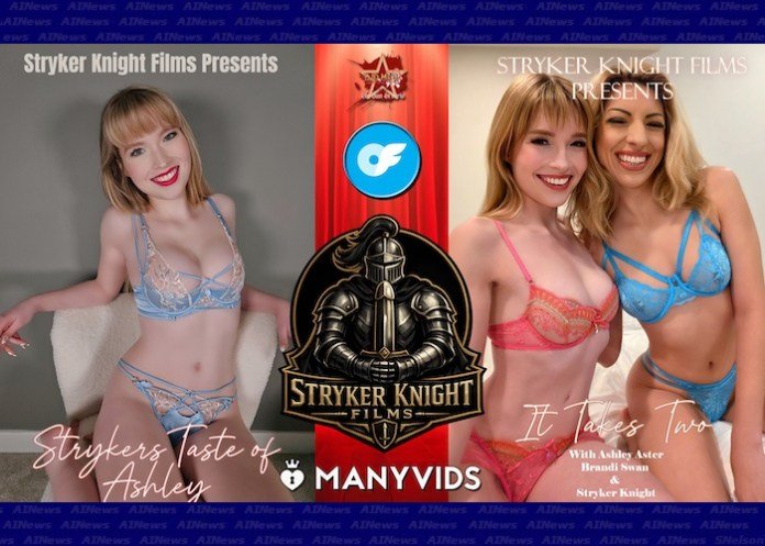 New Starlet Ashley Aster Introduces Stryker Knight Films