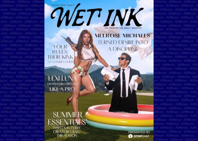 Holly Randall Reveals MelRose Michaels as Wet Ink Magazine Summer Cover Star